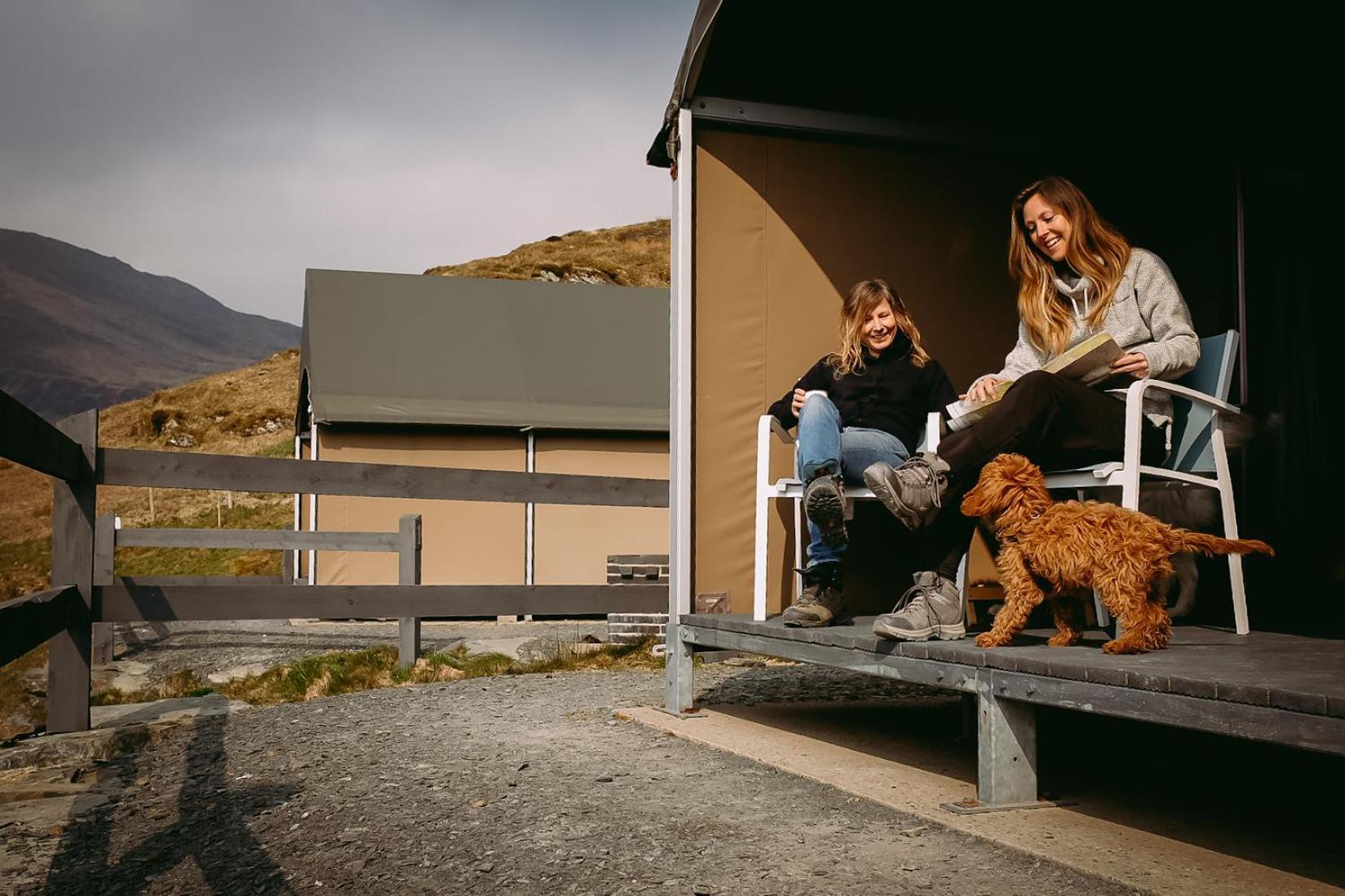 Llechwedd Glamping Hotell Blaenau Ffestiniog Eksteriør bilde