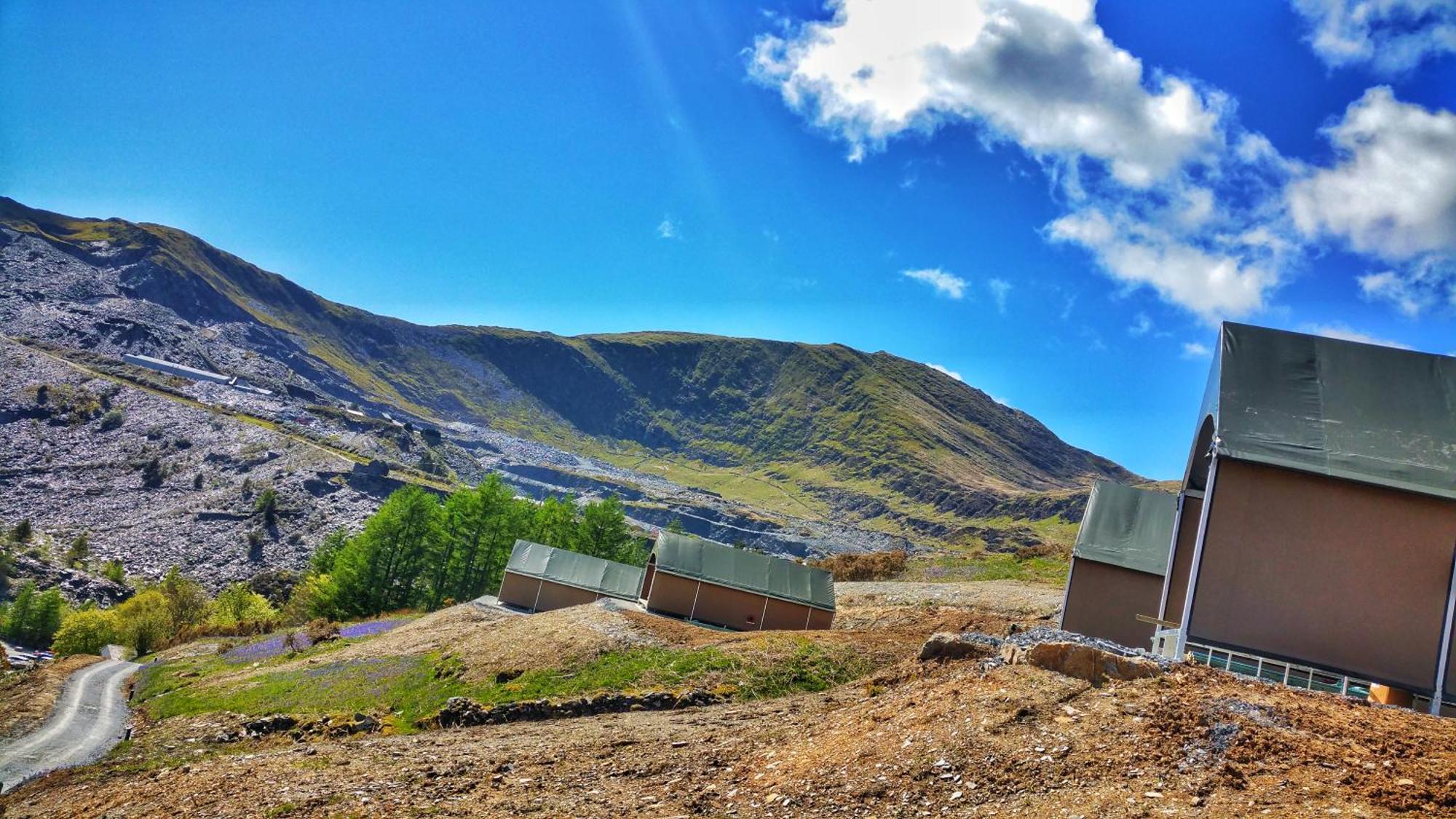 Llechwedd Glamping Hotell Blaenau Ffestiniog Eksteriør bilde
